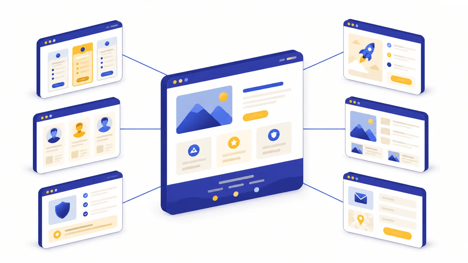 ピアノ教室サイトに必須の6ページ構成と内部リンク構造