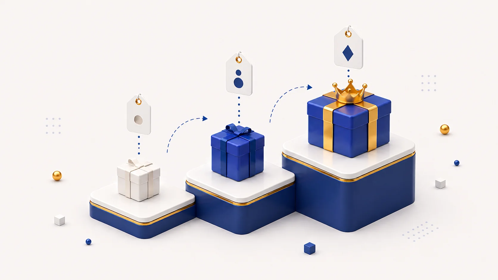 雅〜WEB〜の月額制プラン3段階比較のイラスト