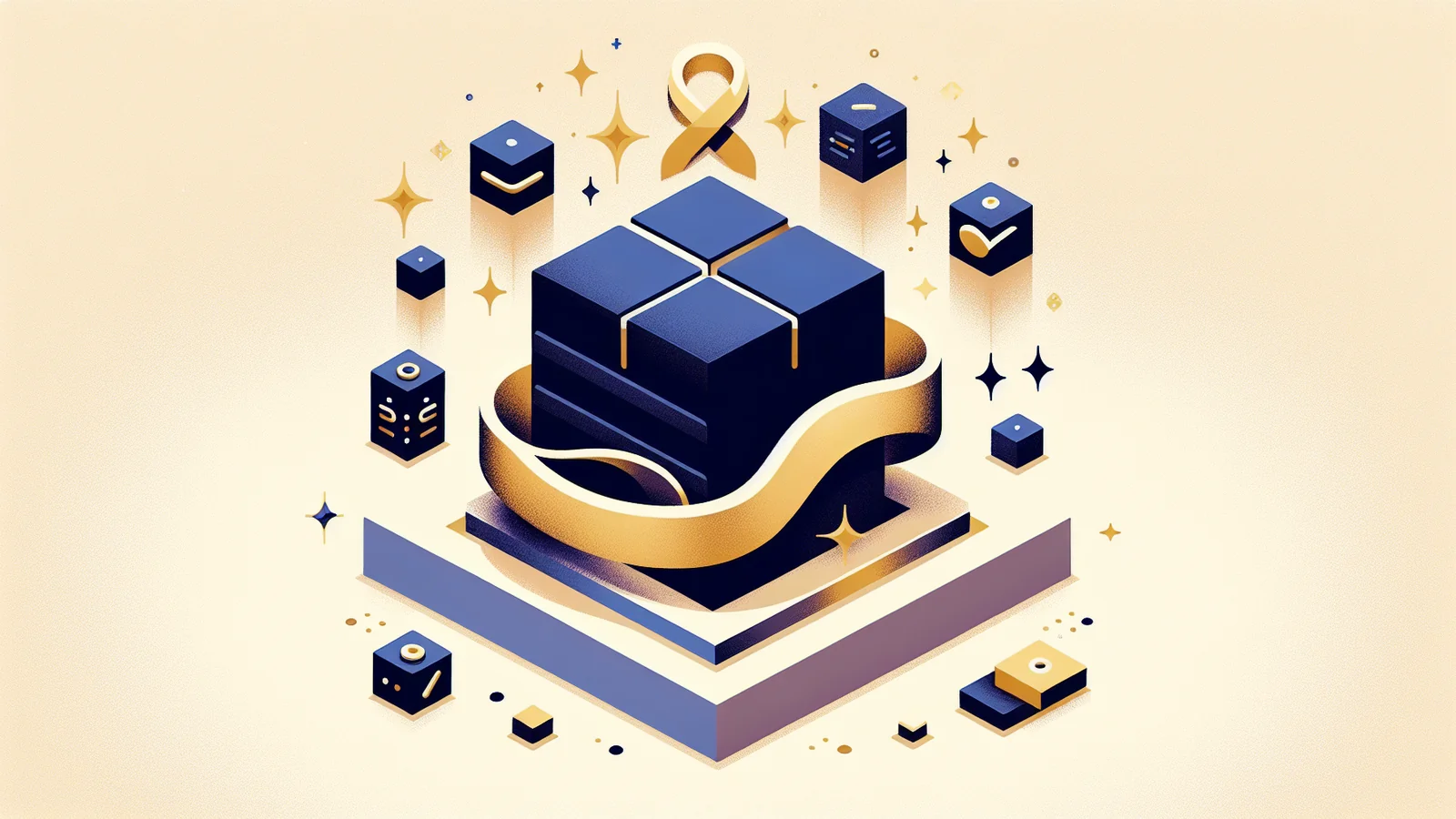 SWELLの買い切り＋ブロックエディタ最適化を表現したテーマブロックのイラスト