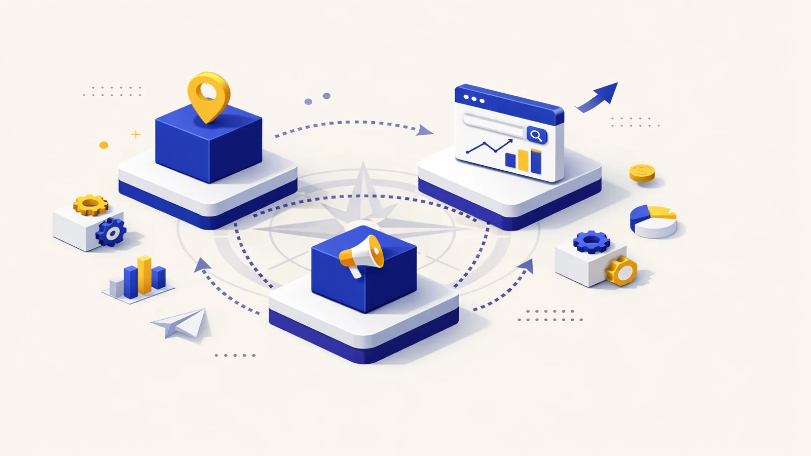 歯科医院SEOの全体像｜SEO・MEO・Web広告の役割分担マップ