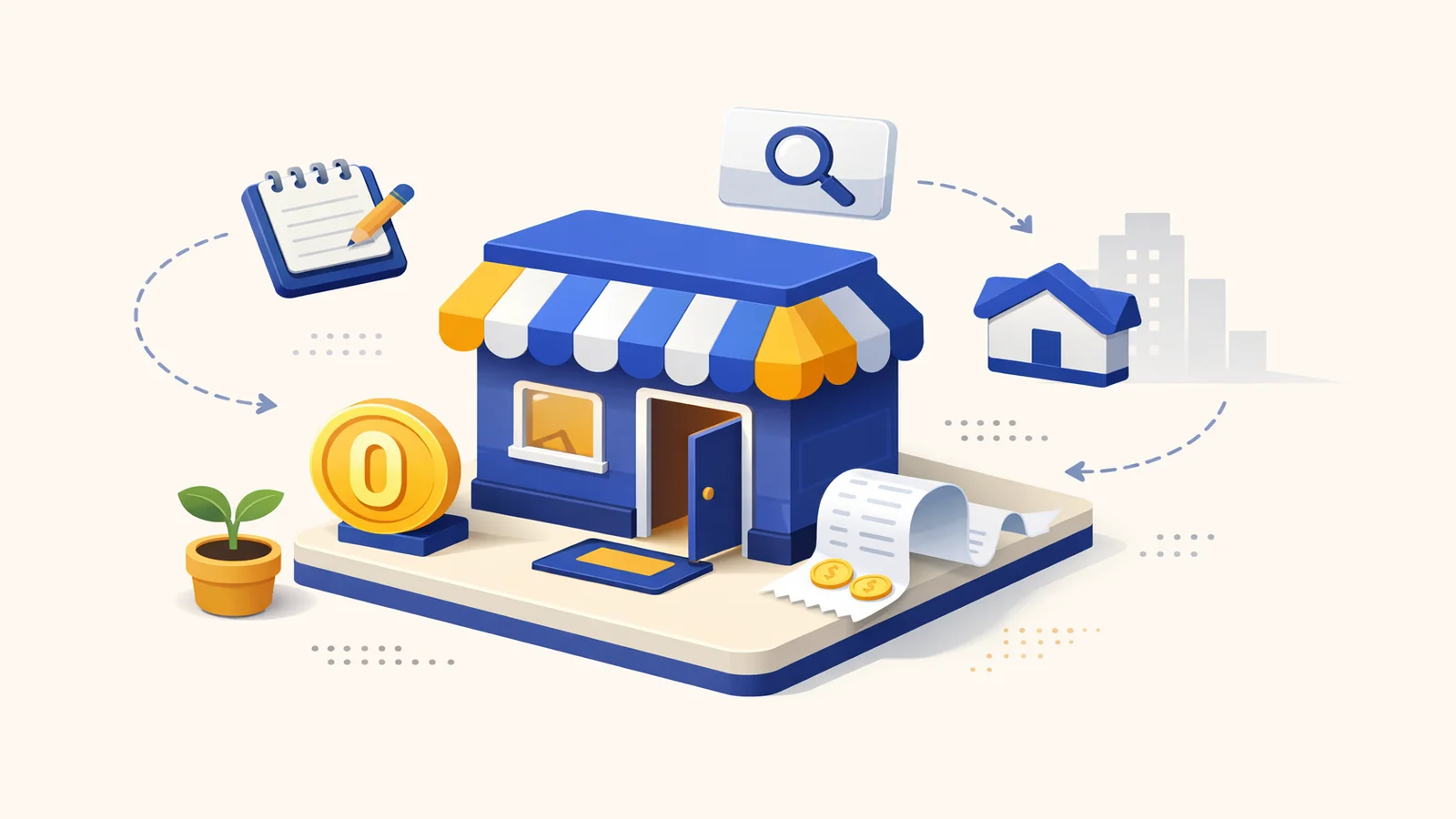 月額0円で始められるBASEの特徴と料金プランのイメージ