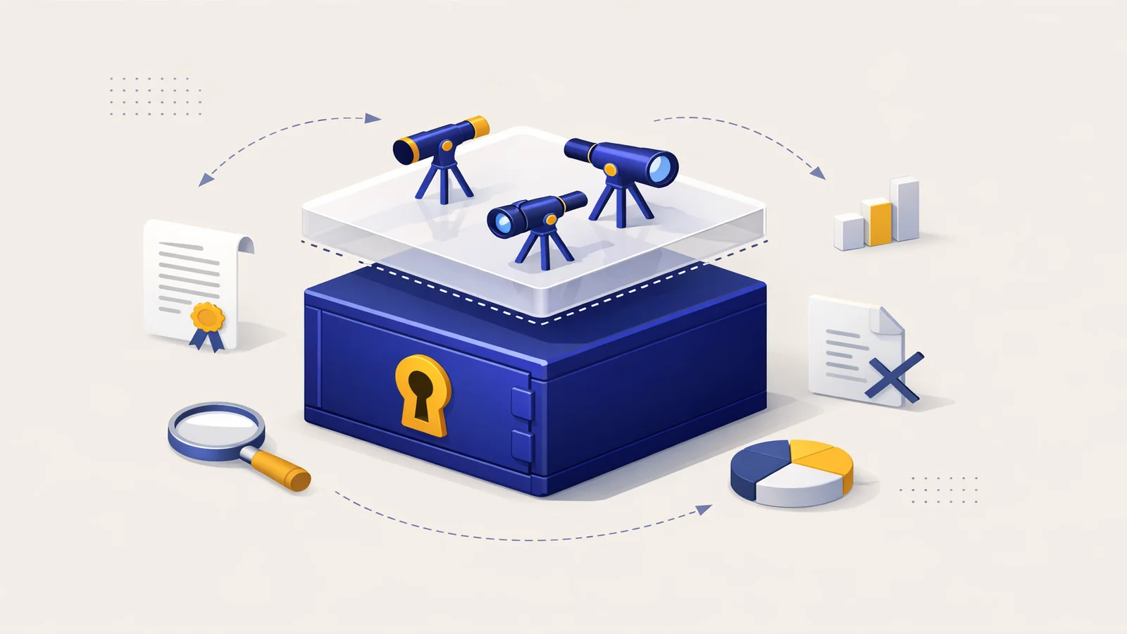 Googleの内部データと第三者ツールの推定データの二層構造のイメージ